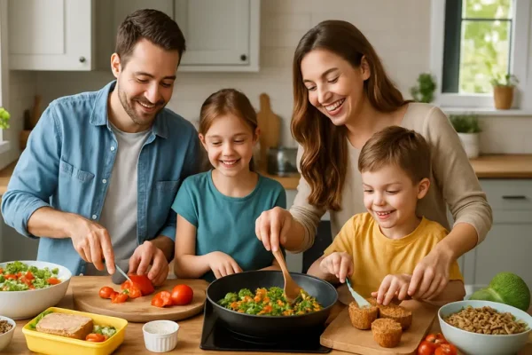 Samen koken met het gezin: gezonde, kindvriendelijke recepten waar iedereen van geniet