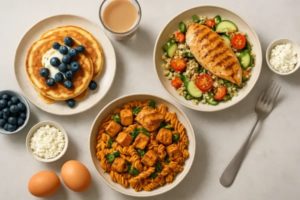 Van ontbijt tot avondeten: snelle eiwitrijke gerechten die vullen en versterken