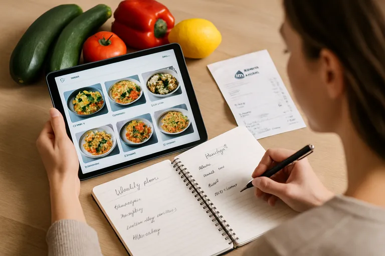Plannen en boodschappen doen met AH recepten avondeten