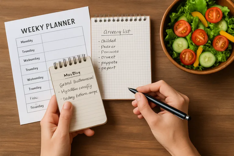 Plannen en volhouden met een caloriearm dieet