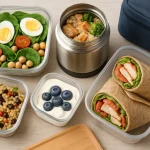 Slimme eiwitrijke meeneemlunches voor werk, school en onderweg
